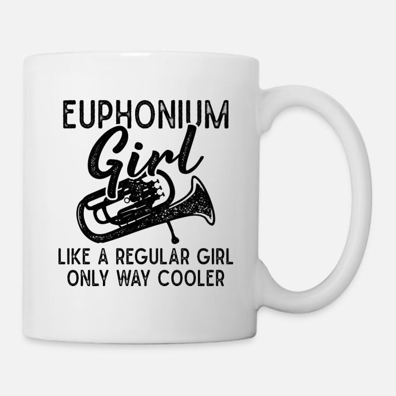 Euphonium Mädchen Orchester Musiker - Tasse - Weiß
