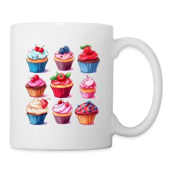 délicieux cupcakes - Mug blanc - blanc - Droite