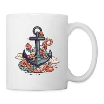 rafting, canotage, montagne, navigation de plaisance - Mug blanc - blanc - Droite