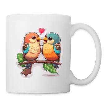 Liebe in Harmonie - Tasse - Weiß - Rechts