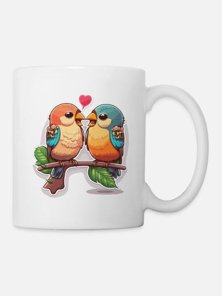 Liebe in Harmonie - Tasse - Weiß