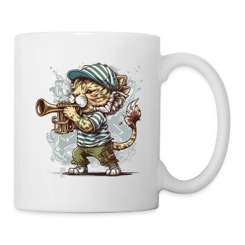 Lion Trumpeter - Mug - white - Right
