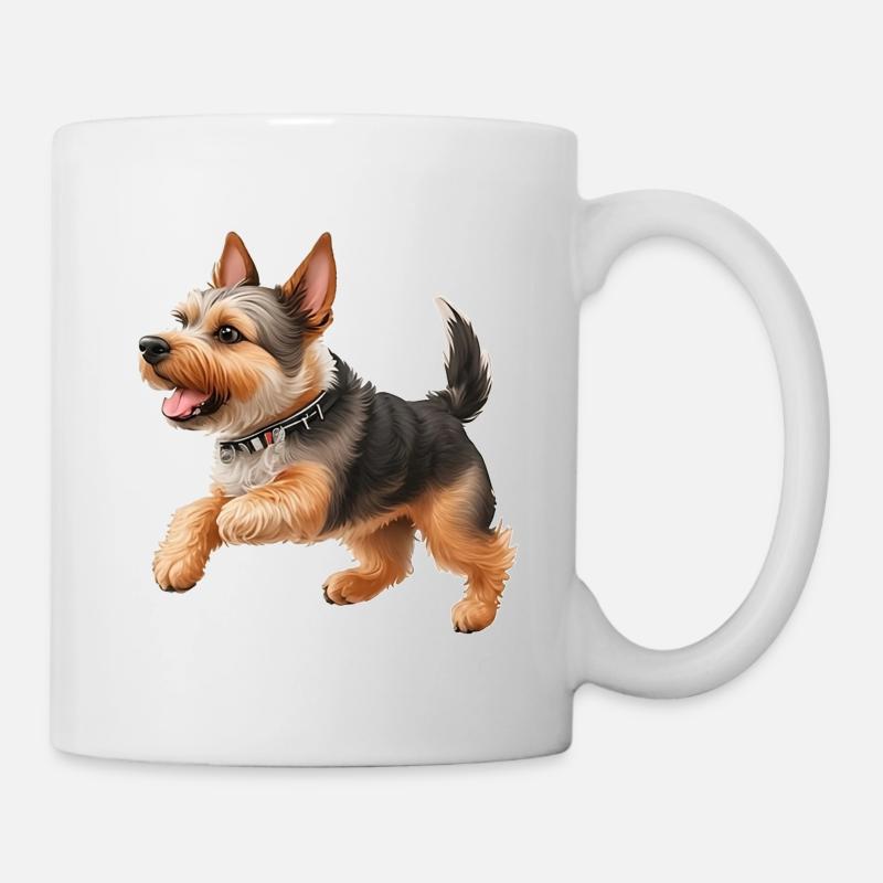 Yorkshire Terrier - Tasse - Weiß