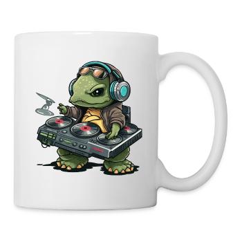 Turtle Beats - Mug - white - Right