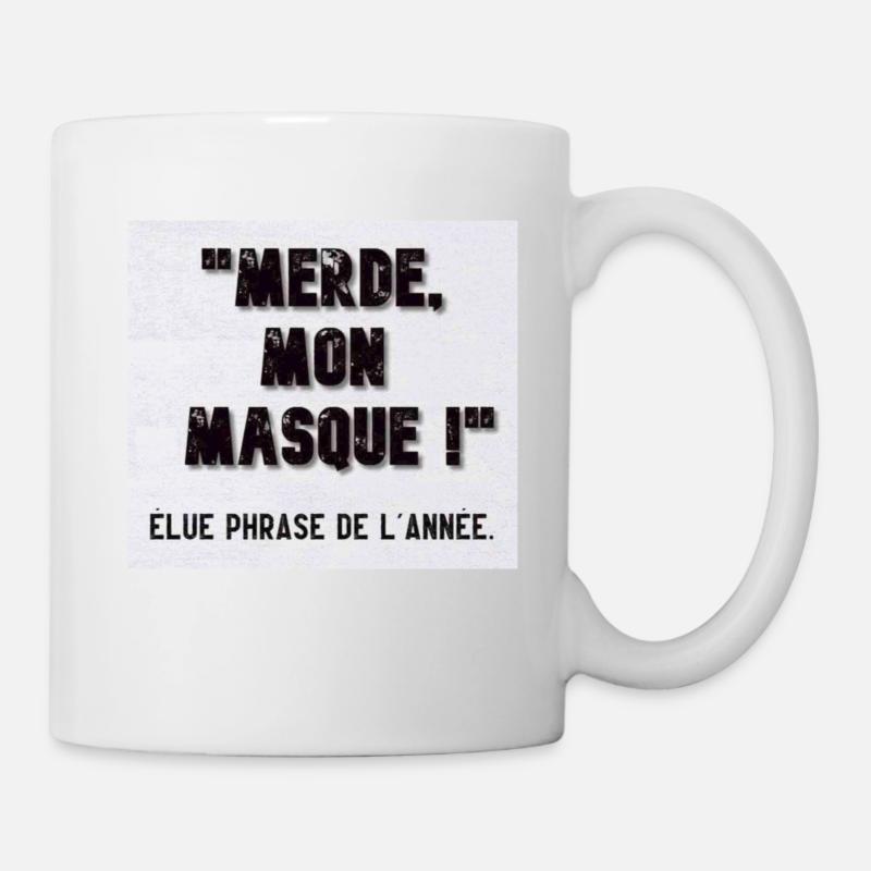 Masque - Mug blanc - blanc