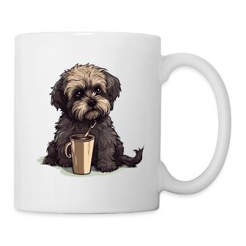 Bolonka Zwetna Puppy Dog Proud Mistress For - Mug - white - Right