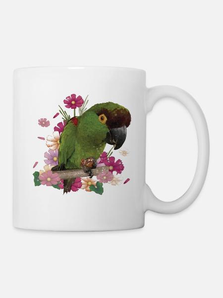 Der Bergsittich - Tasse - Weiß