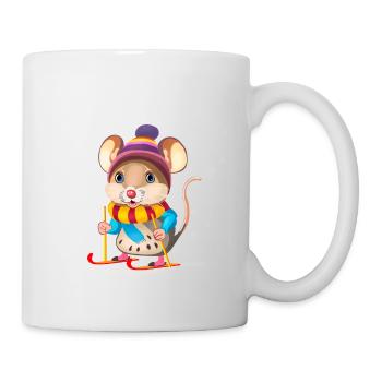 im Schnee - Tasse - Weiß - Rechts