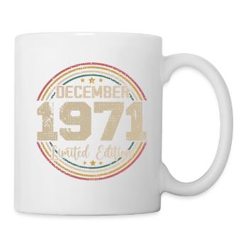 Les Légendes Sont Nées En Décembre 1971 - 1971 - Mug blanc - blanc - Droite