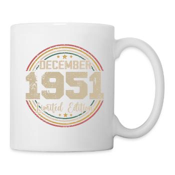 Die Legenden wurden im Dezember 1951 - 1951 geboren - Tasse - Weiß - Rechts