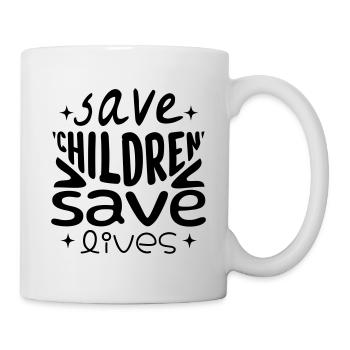 Save Children, Save Lives - Mug - white - Right
