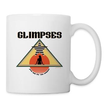 Aperçus vintage coucher de soleil design var.2 - Mug blanc - blanc - Droite