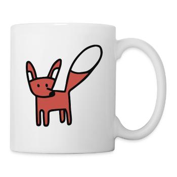 Fuchs - Tasse - Weiß - Rechts