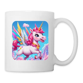 Einhorn - Tasse - Weiß - Rechts