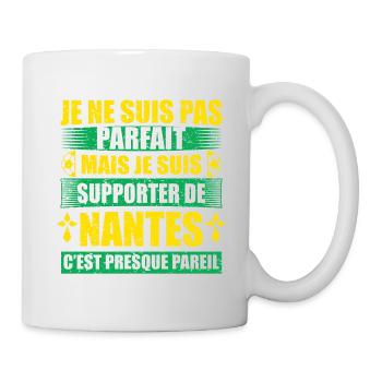 Cadeau drole pour les fans de nantes club - Mug blanc - blanc - Droite