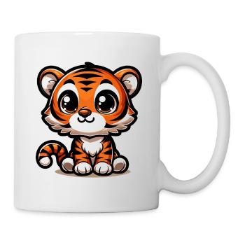 Cute Tiger Baby - Mug - white - Right