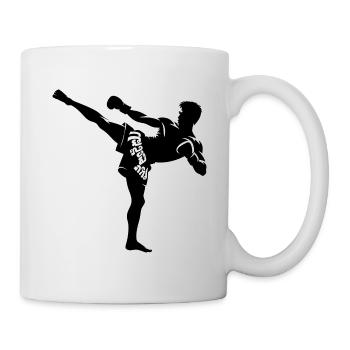 Muay Thai Fighter Design - Mug - white - Right