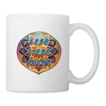 Flower of Life Live Love Pool - Mug - white - Right