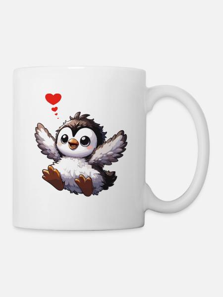 Niedliche Pinguine Kleiner Pinguin Pinguin-Liebhaber - Tasse - Weiß