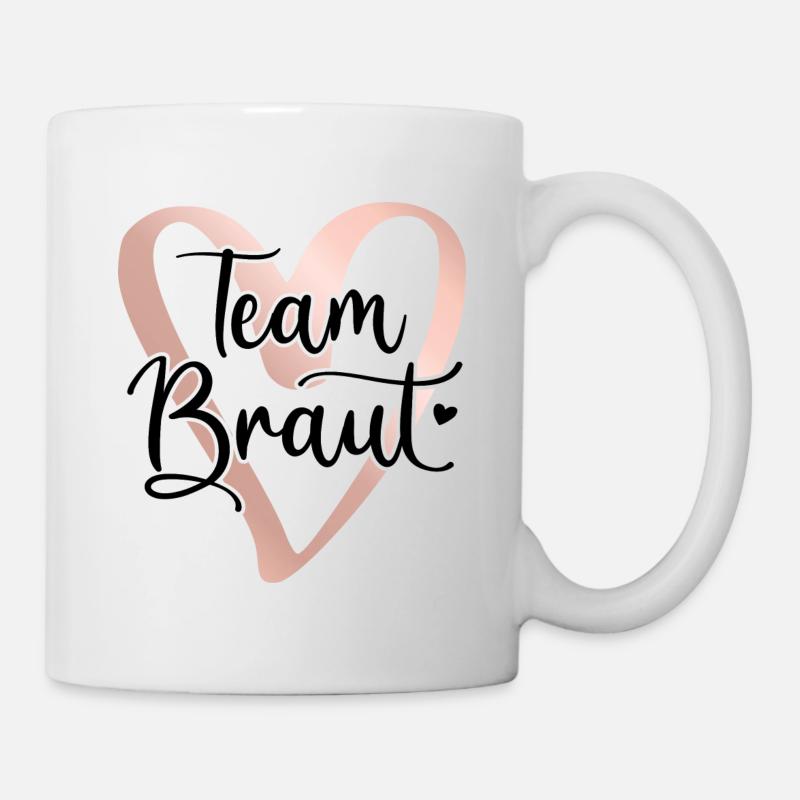 Team Braut 2024 Bride JGA Junggesellinnenabschied - Tasse - Weiß