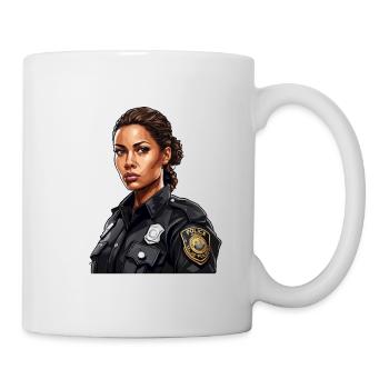 Polizei / Einsatz / Beruf / Job / Einsatzkräfte - Tasse - Weiß - Rechts