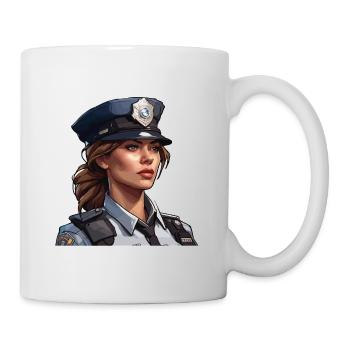 Polizei / Einsatz / Beruf / Job / Einsatzkräfte - Tasse - Weiß - Rechts