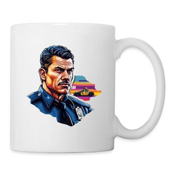 Polizei / Einsatz / Beruf / Job / Einsatzkräfte - Tasse - Weiß - Rechts