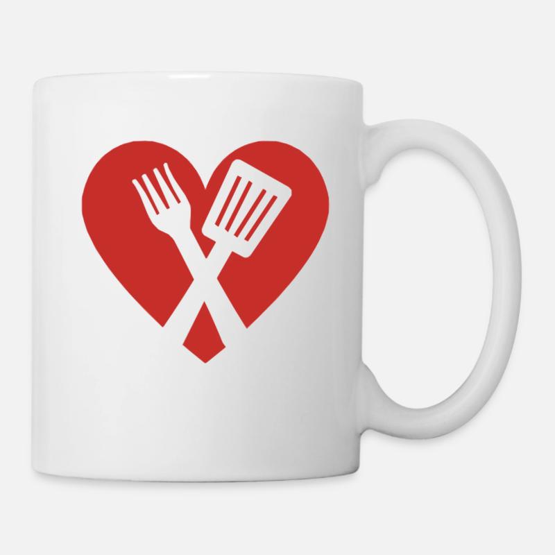 Love of cooking - Mug - white