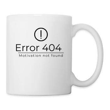 Error 404 - Tasse - Weiß - Rechts