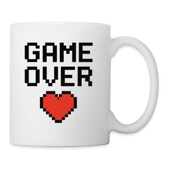 Pixel Heart Game Lover Design - Mug - white - Right