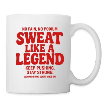 Sweat Like A Legend - Mug - white - Right