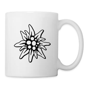 Edelweiss 2c petit - Mug blanc - blanc - Droite