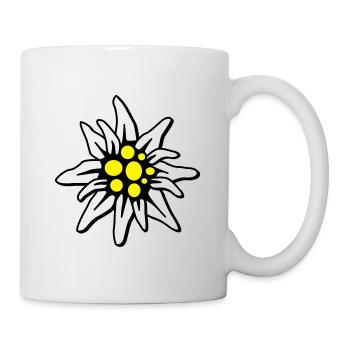Edelweiss - Tasse - Weiß - Rechts