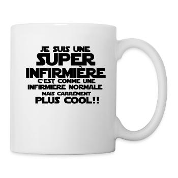 une infirmière carrément plus cool - Mug blanc - blanc - Droite