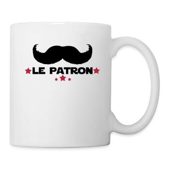 le patron - Mug blanc - blanc - Droite