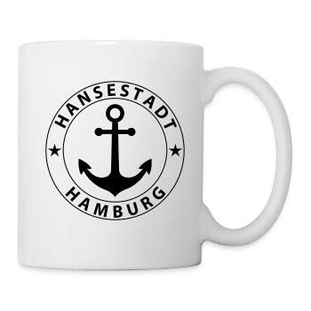 Hamburg - Tasse - Weiß - Rechts