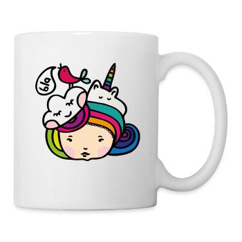 bla - Mug blanc - blanc - Droite