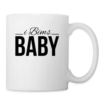 i bims baby - Tasse - Weiß - Rechts