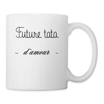 FUTURE TATA D AMOUR - Mug blanc - blanc - Droite