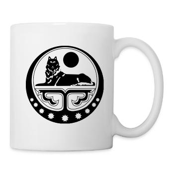 Loup d’Itchkérie - Mug blanc - blanc - Droite
