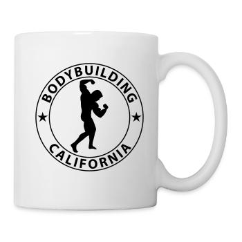 Bodybuilding California - Tasse - Weiß - Rechts