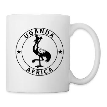 Uganda - Tasse - Weiß - Rechts
