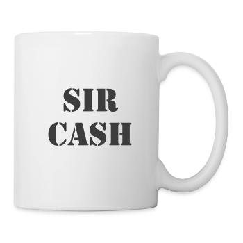 Sir Cash Bargeld Doller Euro Money - Tasse - Weiß - Rechts
