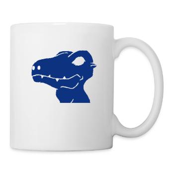 Dino in blue - Mug - white - Right