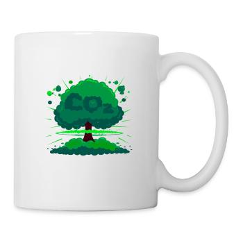 Bombe d'oxygène - Mug blanc - blanc - Droite