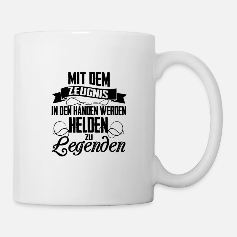 Schulabschluss - Tasse - Weiß