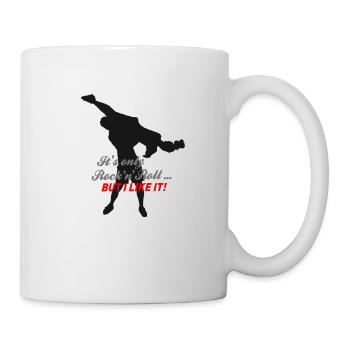 Un cadeau de style de vie acrobatique Rock'n'Roll - Mug blanc - blanc - Droite