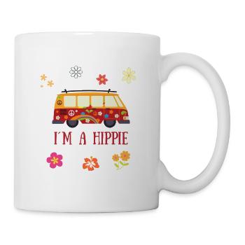 Flower Power Hippie - Mug blanc - blanc - Droite