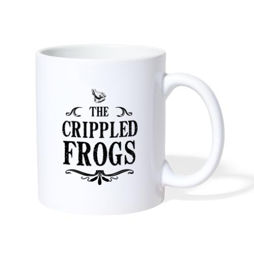 Logo The Crippled Frogs Black - Mug blanc