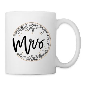 MRS / Mr + Mme Duo - Mug blanc - blanc - Droite